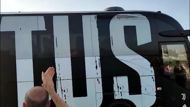 Juve-Atalanta, arriva il pullman della Juve