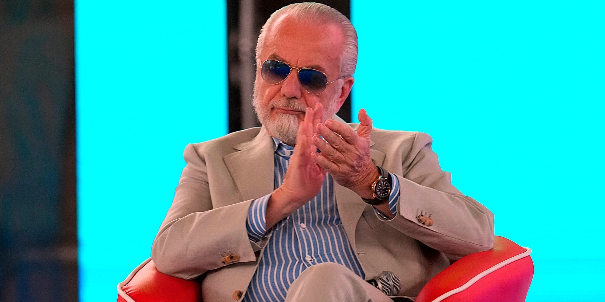 De Laurentiis: “Sono felice che si ritorni a competere con il dodicesimo uomo in campo”