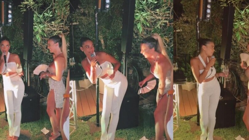 Elodie e Diletta cantano "Parole Parole"