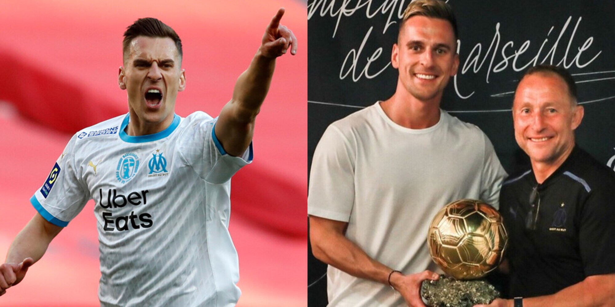 Milik incontra il pallone d'oro Papin: "Che onore!"