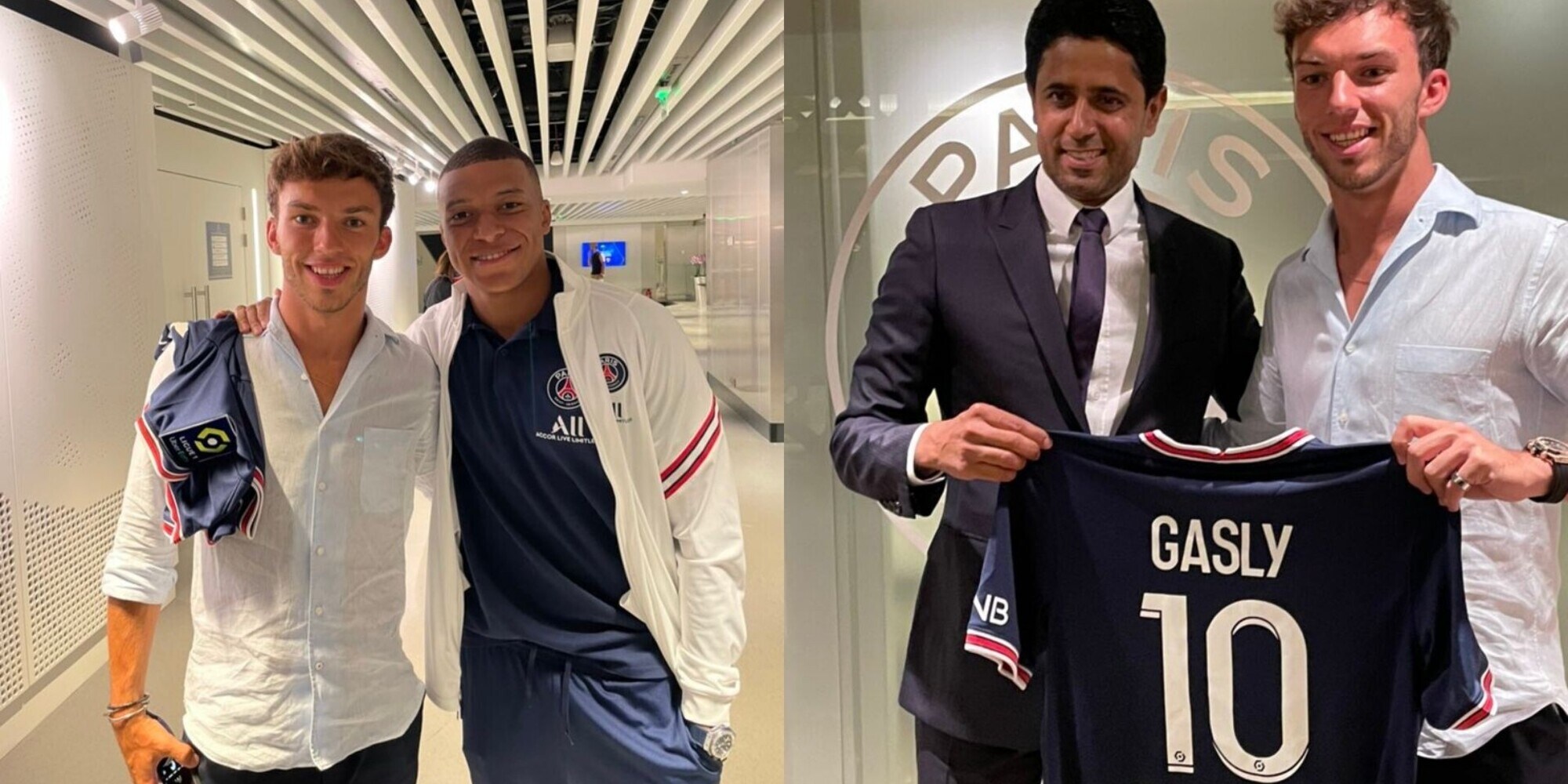 Il PSG "schiera" Gasly insieme a Mbappè: che AlphaTauri in Ligue 1!