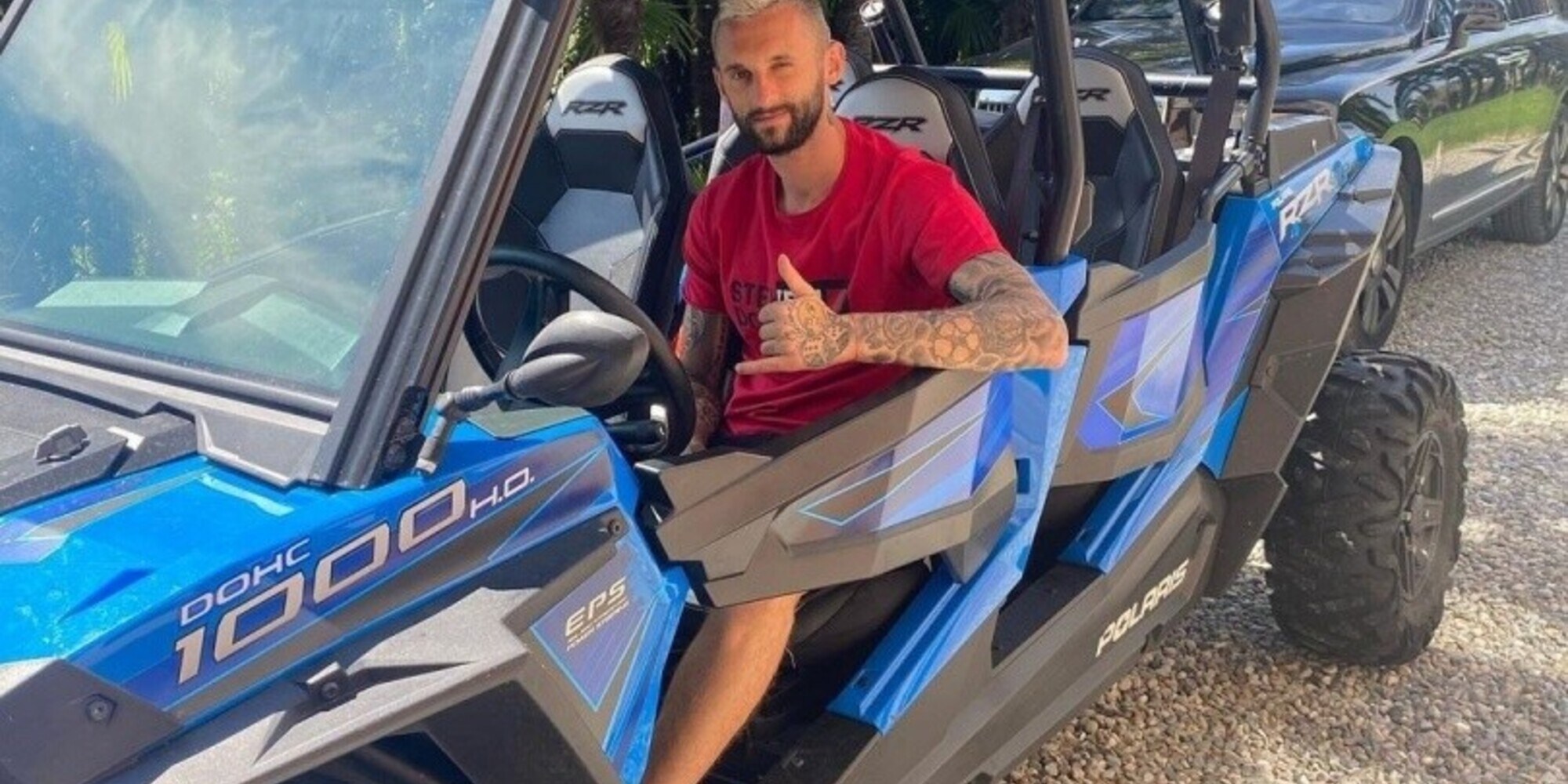 Brozovic, dalla Serie A ai rally: a tutto gas sul fuoristrada nerazzurro da 20mila euro VIDEO