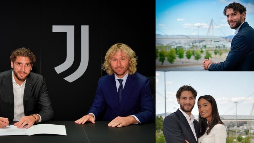 Locatelli, Stadium e firma con la Juve FOTO