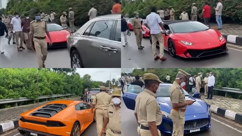 India: un blitz porta al sequestro di 11 supercar