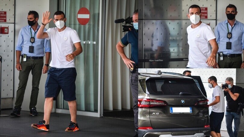 Milan, ecco Florenzi: è atterrato all'aeroporto di Linate
