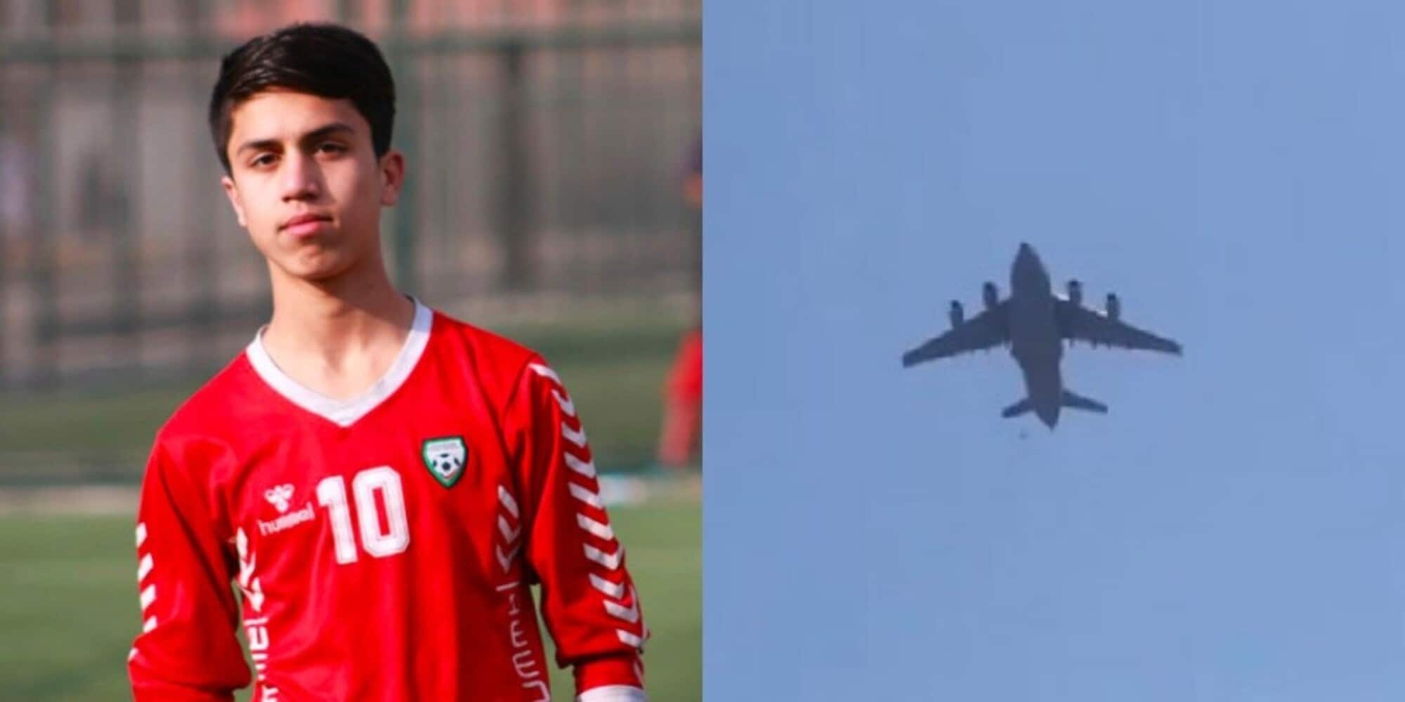 Zaki Anwari, il giovane calciatore afghano volato via dall’aereo