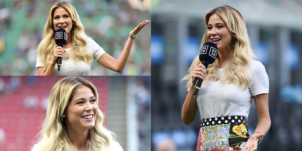 Inter-Genoa, il sorriso di Diletta Leotta illumina il Meazza