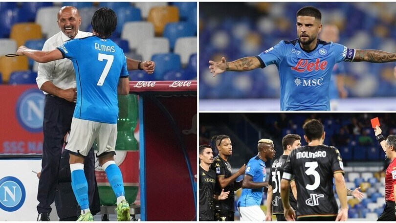 Napoli, rosso a Osimhen ma Insigne e Elmas piegano il Venezia