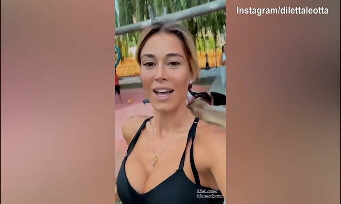 Diletta Leotta, corsa serale per tenersi in forma