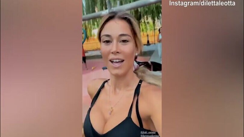 Diletta Leotta, corsa serale per tenersi in forma