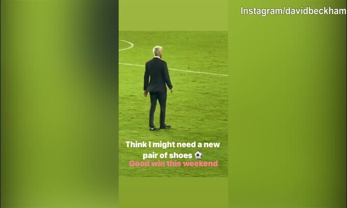 Beckham che classe, il palleggio è uno spettacolo