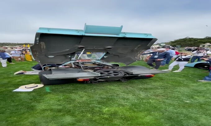 Porsche 917: marcia inserita e... incidente scampato per un soffio!