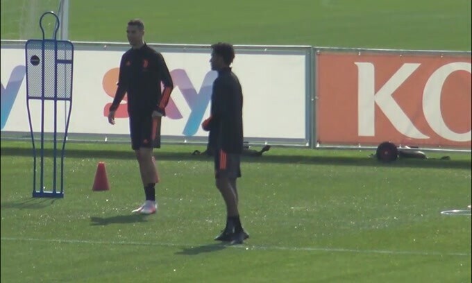 Juve, stop in allenamento per CR7: a rischo l'Empoli?