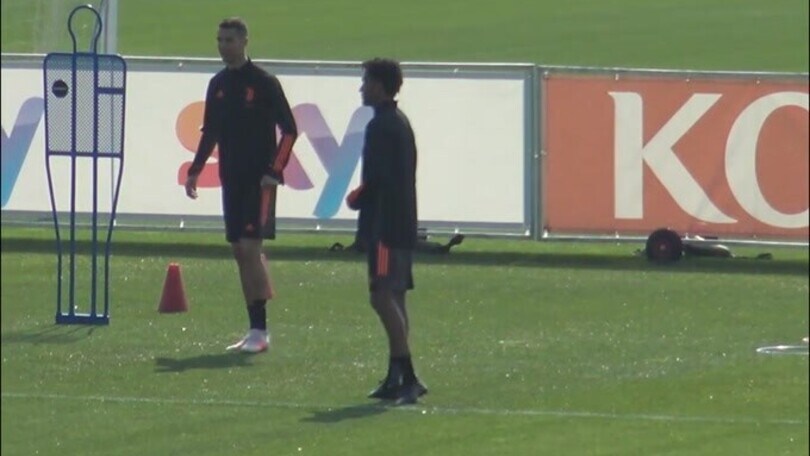 Juve, stop in allenamento per CR7: a rischo l'Empoli?