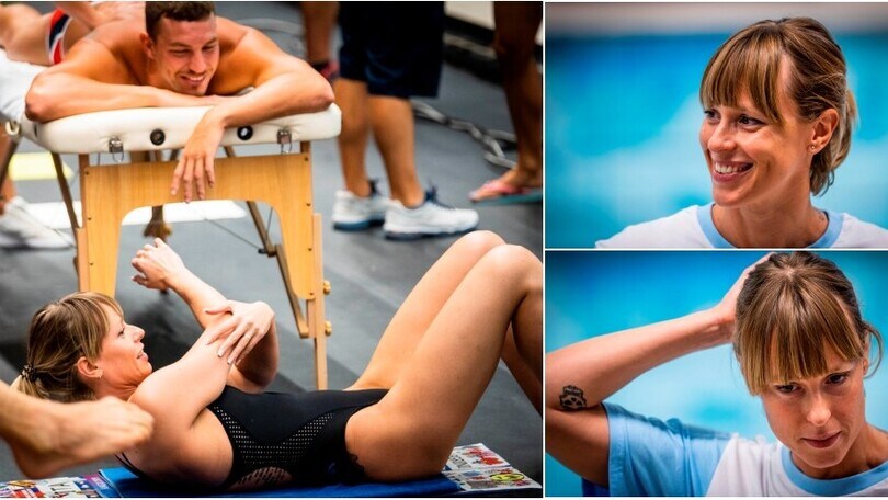 Federica Pellegrini, nuovo look a Napoli per l'addio al nuoto