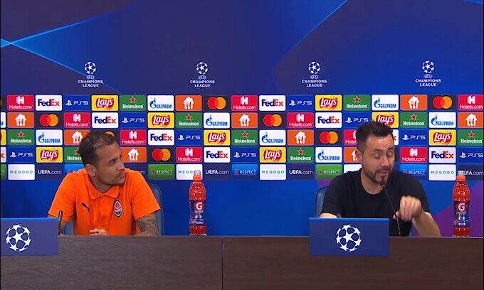 De Zerbi: "Non lasciamo la palla neanche al Real Madrid"