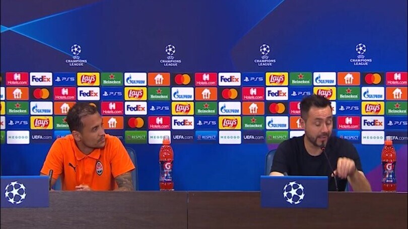 De Zerbi: "Non lasciamo la palla neanche al Real Madrid"