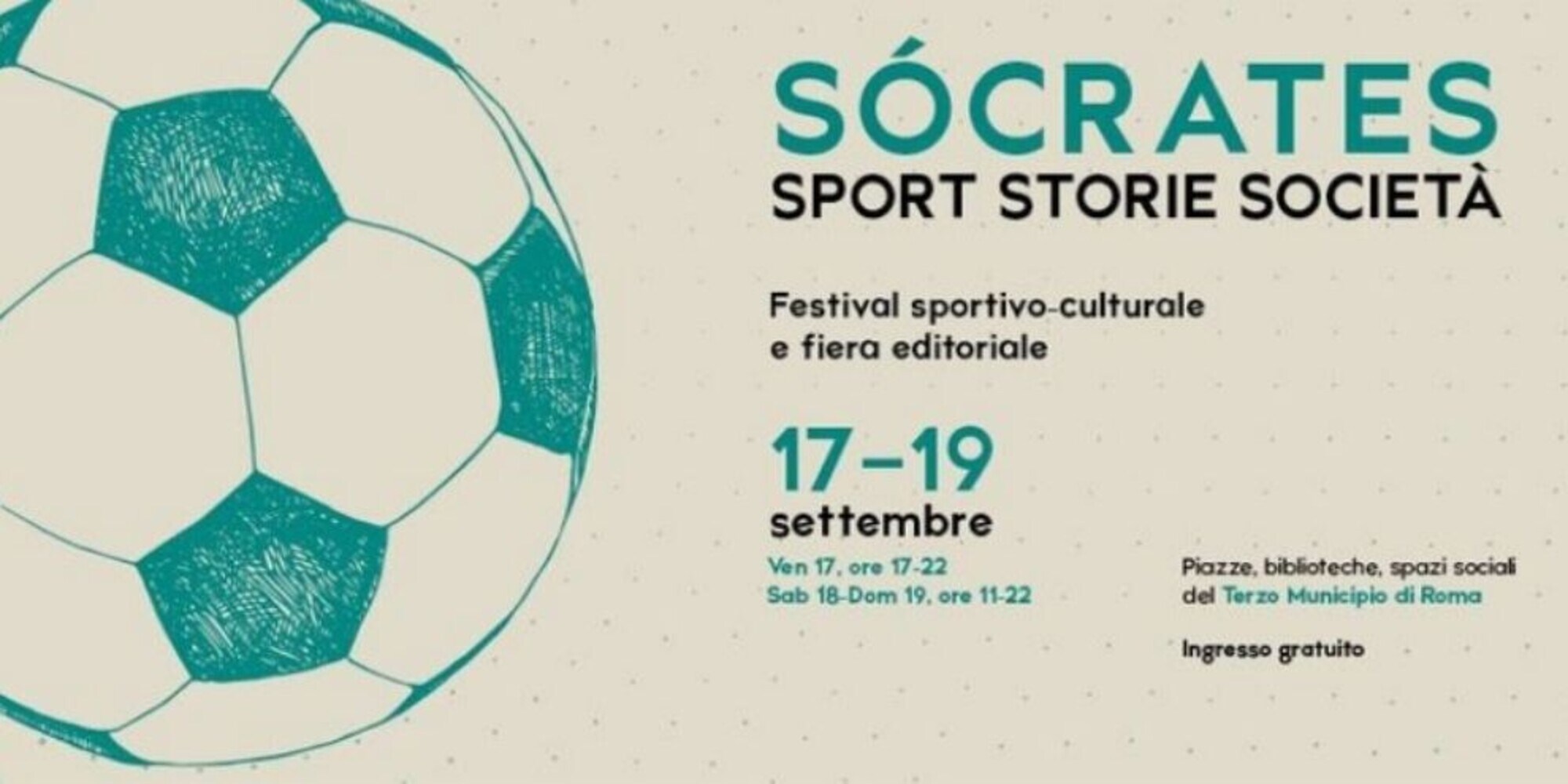 A Roma la prima edizione di “Socrates – Sport Storie e Società”