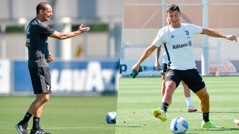 Ronaldo tra Juve e mercato: intanto si allena con Allegri