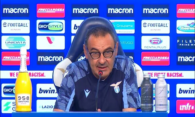 Sarri: "Il campo dell'Olimpico è indegno"