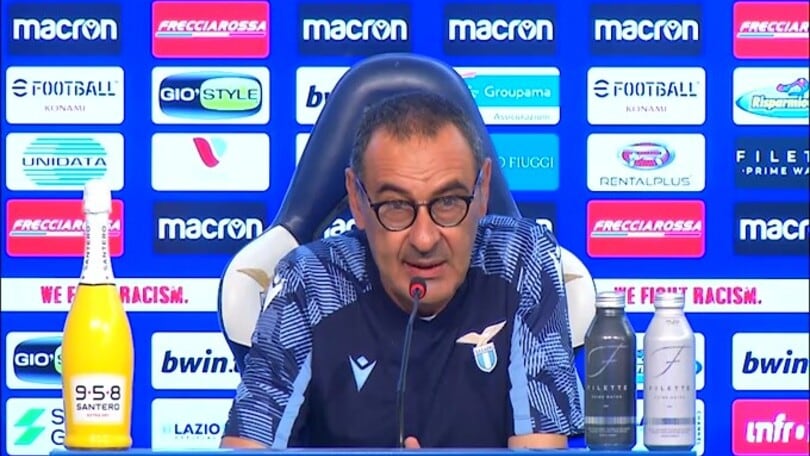 Sarri: "Il campo dell'Olimpico è indegno"