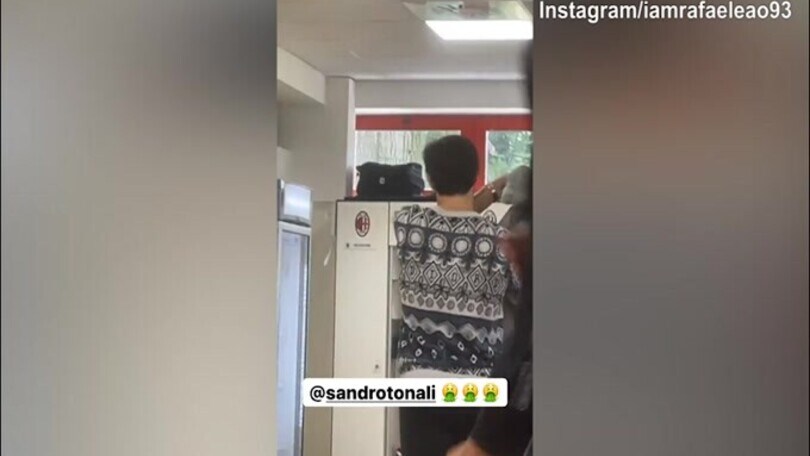 Leao a Tonali: "Che brutto"