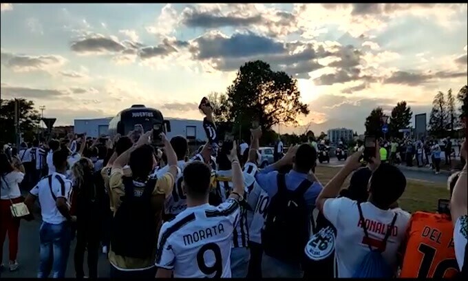 Juve-Empoli: arriva il pullman della Juve