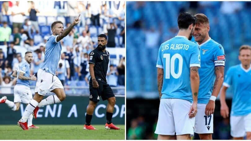 Show Luis Alberto-Immobile: Lazio, sei gol allo Spezia