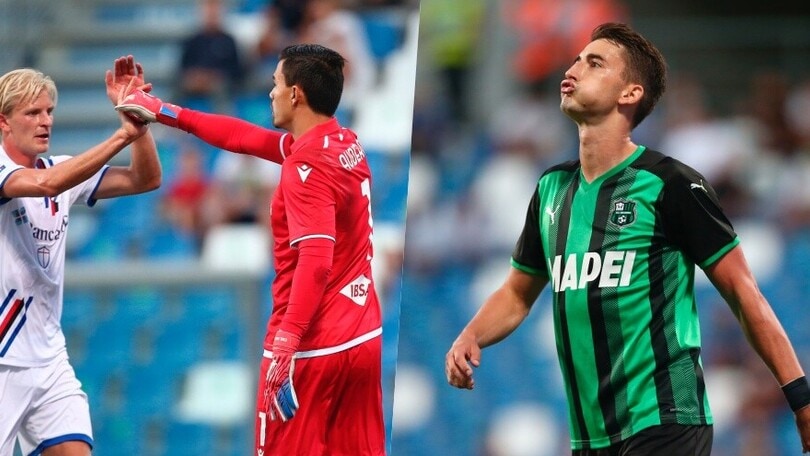 Super Audero in Sassuolo-Sampdoria: porta blindata