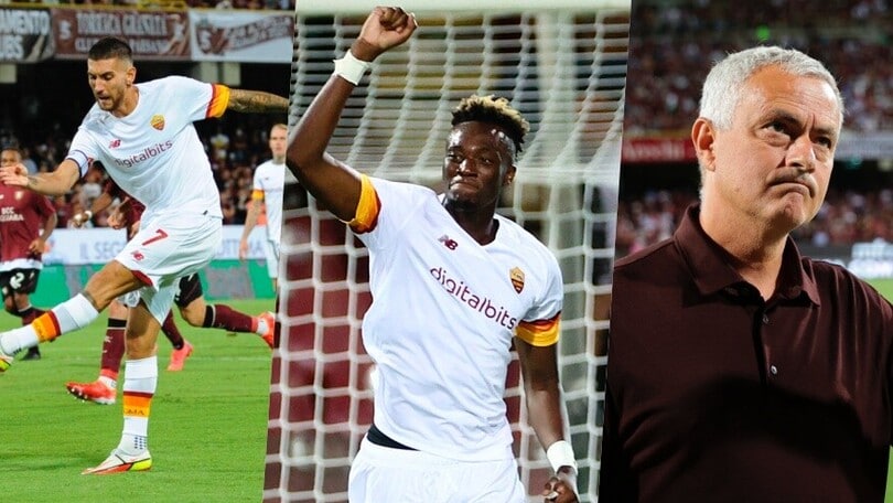 Mourinho, che poker: la Roma domina e Abraham segna