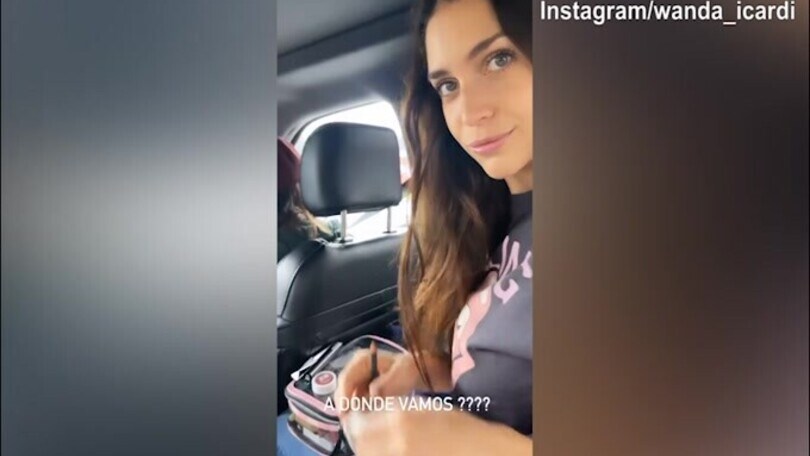 Wanda Nara e il mistero: "Dove andiamo?"