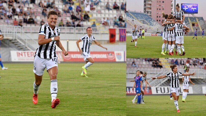 Champions femminile, la Juve vince in Albania: Girelli implacabile