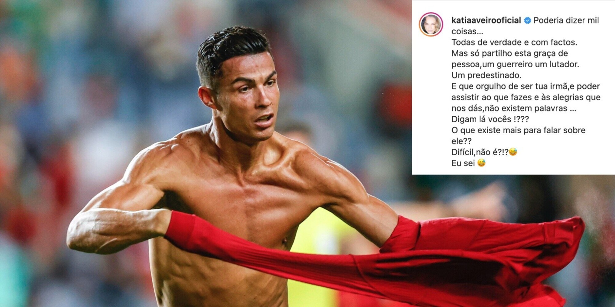 Ronaldo, la sorella dopo il record: "Potrei dire mille cose..."