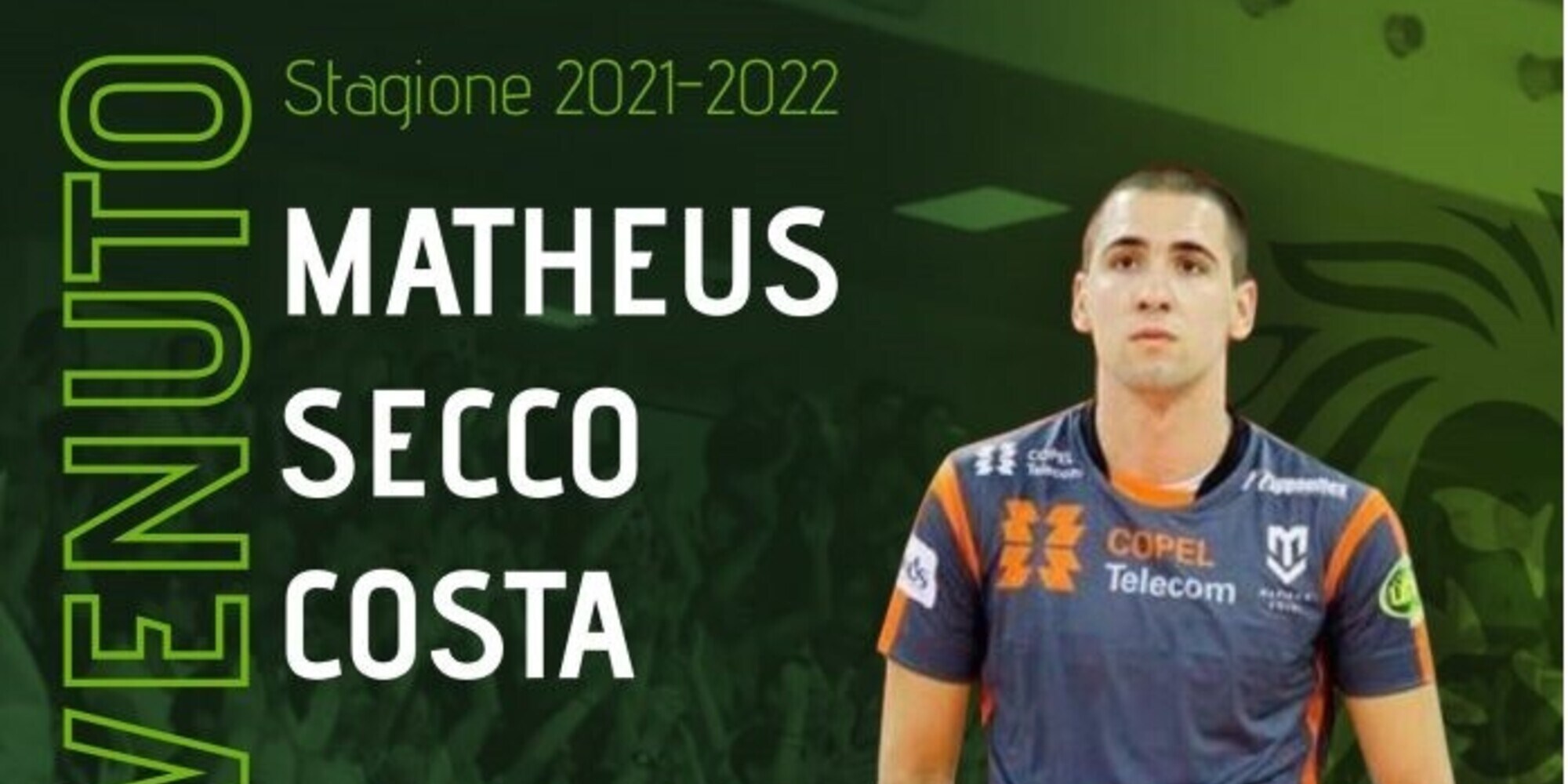 Matheus Secco nuovo schiacciatore di Motta di Livenza
