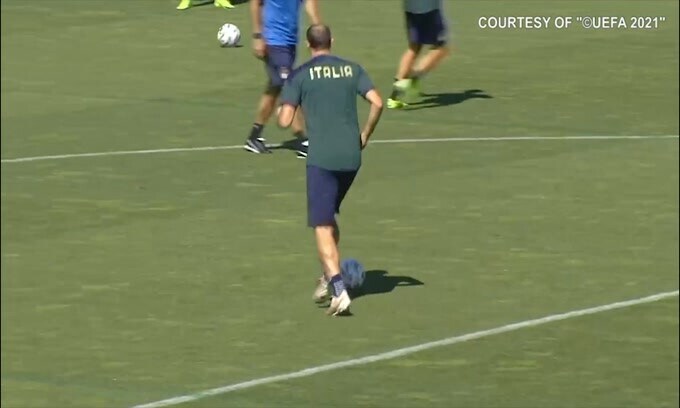 Italia, Chiellini pronto a tornare titolare con la Svizzera