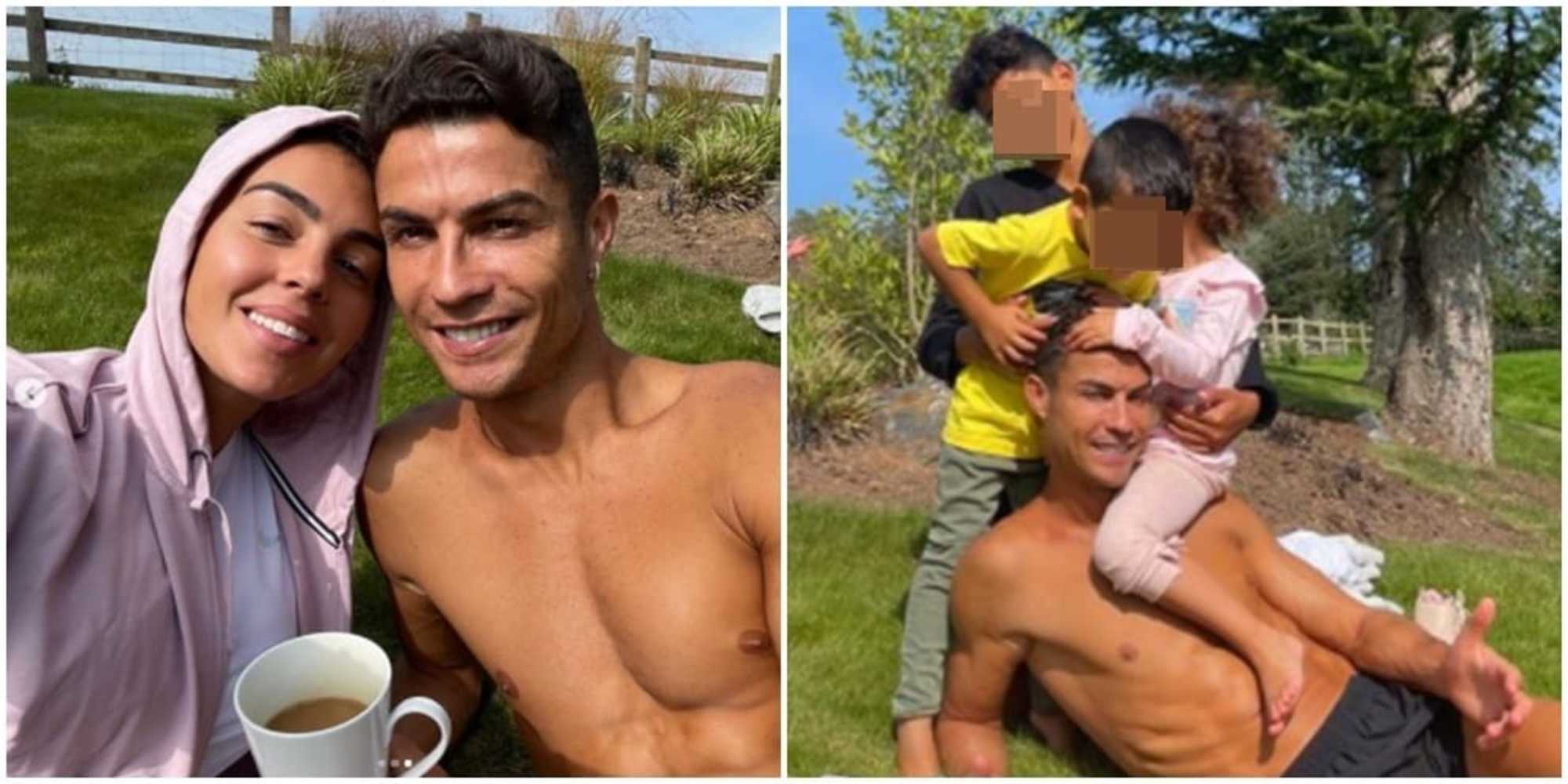 Ronaldo, a Manchester spunta il sole e lui scherza sui social...