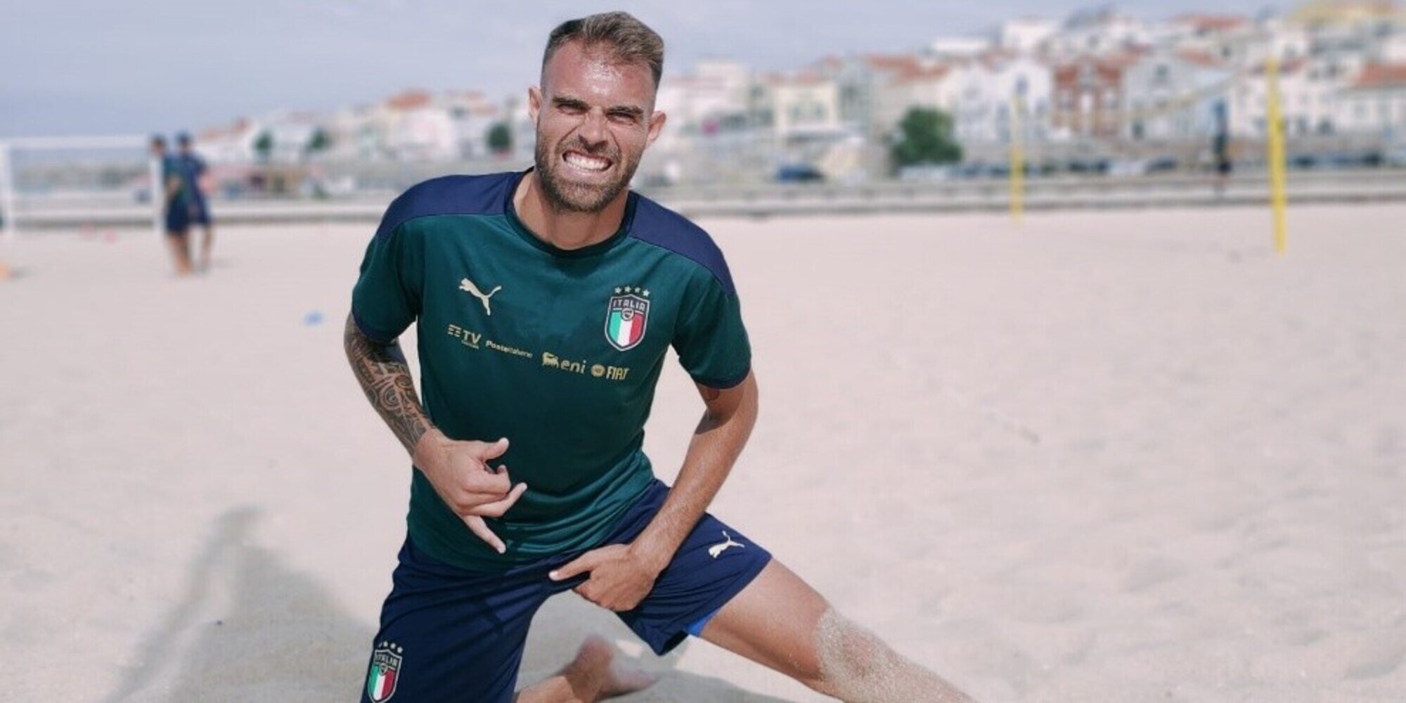 Europei Beach Soccer, primo allenamento dell'Italia