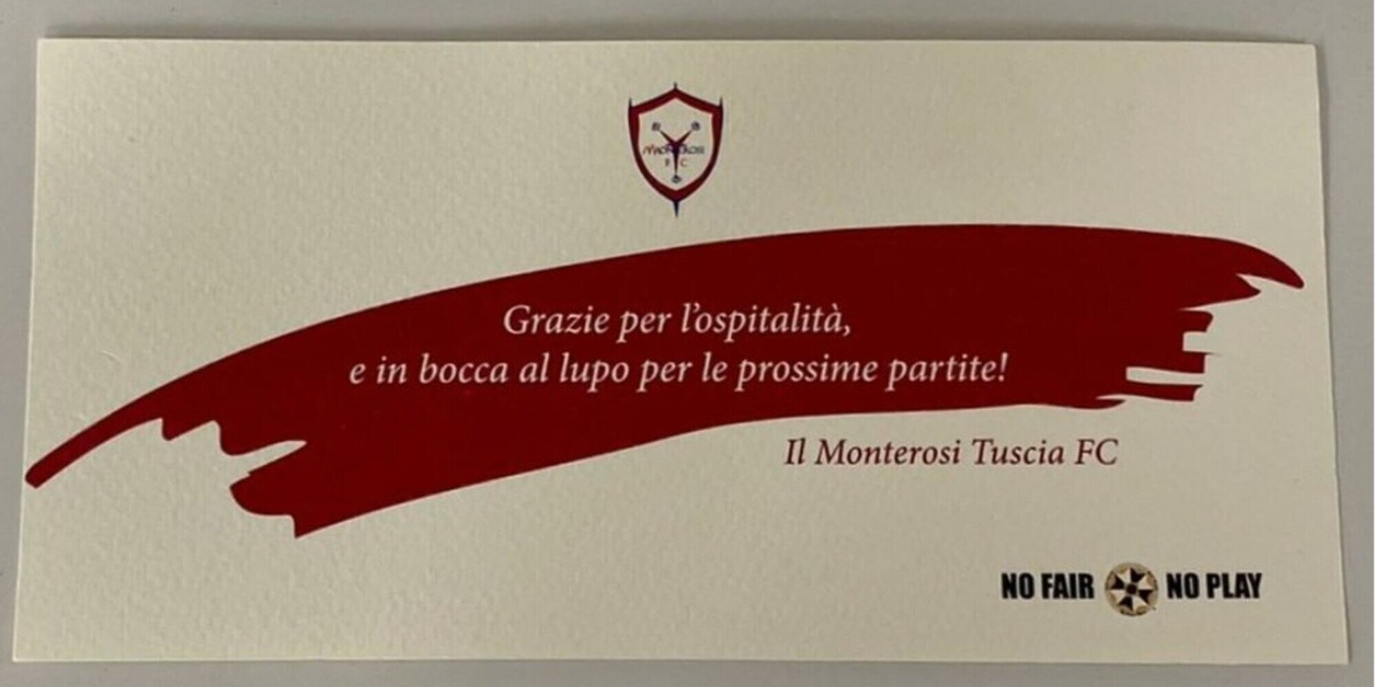 Monterosi, lezione di stile: pulito lo spogliatoio dopo la partita