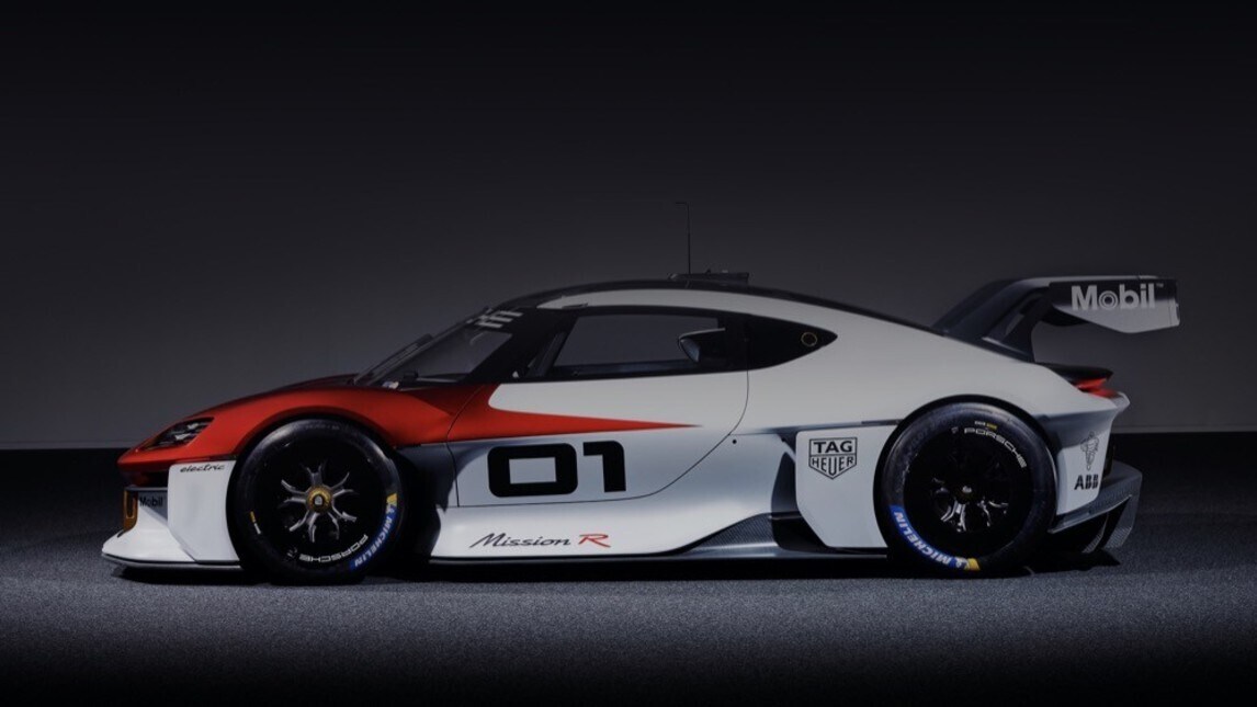 Porsche Mission R concept, le immagini