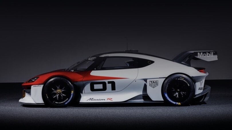Porsche Mission R concept, le immagini