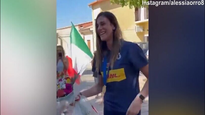 Alessia Orro torna a casa, il nonno si commuove