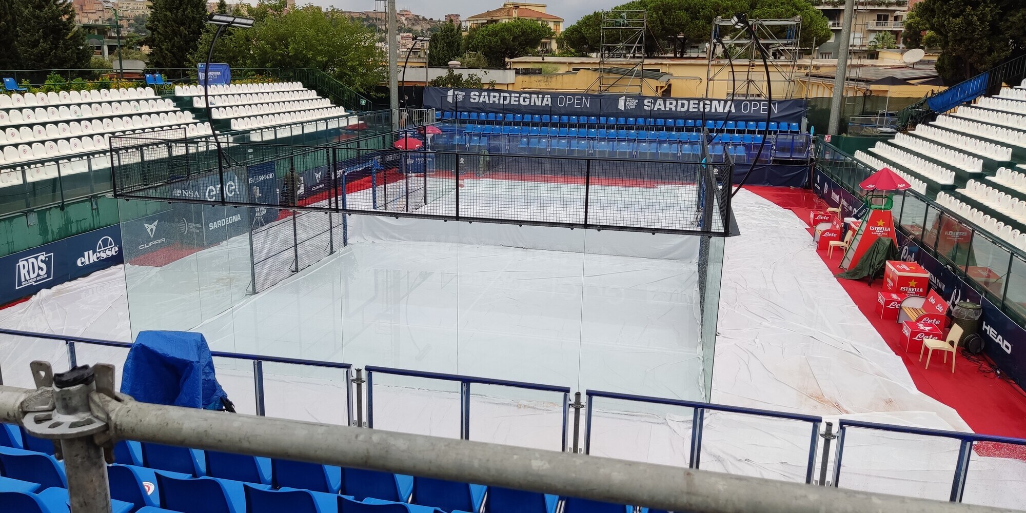 La pioggia sospende i quarti di finale a Cagliari