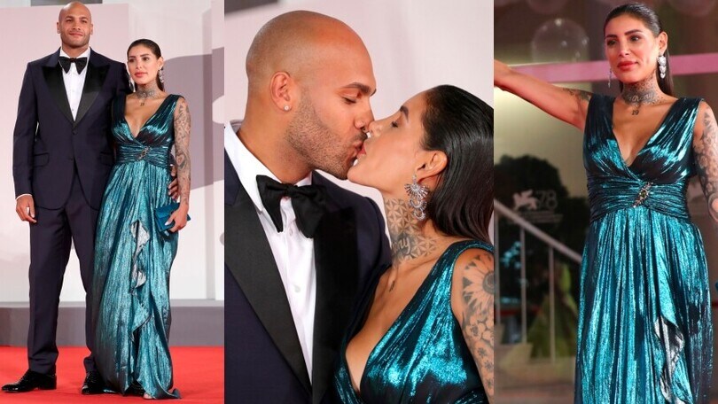 Marcell Jacobs corre anche a Venezia con la splendida Nicole