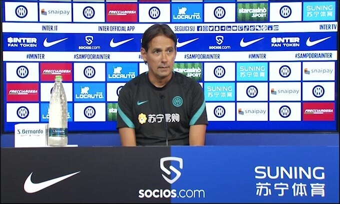 Inzaghi: "Bastoni non giocherà contro la Samp"