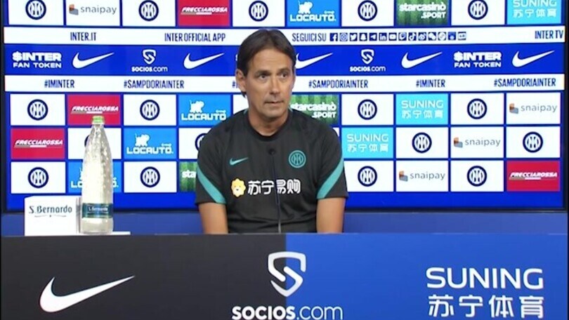 Inzaghi: "Bastoni non giocherà contro la Samp"