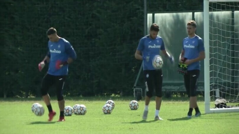Champions League, allenamento per l'Atalanta