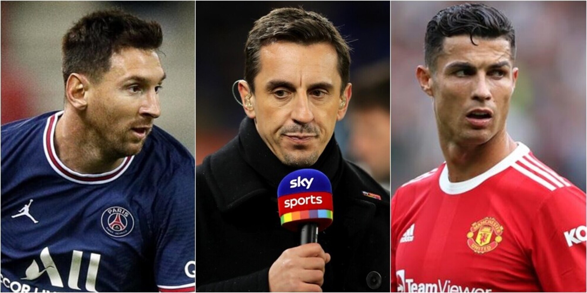 Neville: "Ronaldo il migliore della storia". E i fan di Messi lo attaccano