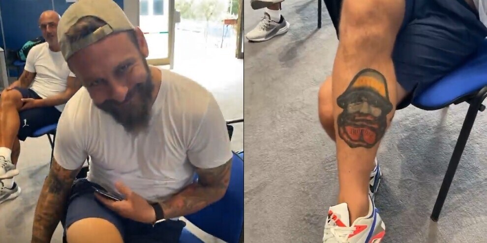 Vieri e De Rossi a Coverciano: quante risate per il tatoo