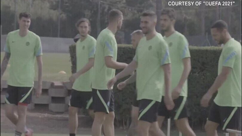Inter, rifinitura in vista del Real Madrid