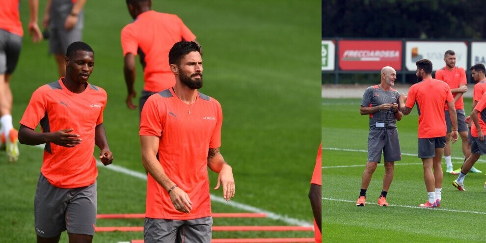 Milan, Pioli prepara il debutto in Champions con Giroud
